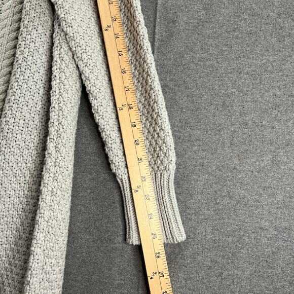 Boston Proper Long Sweater Womens Medium Gray Long Sleeve Knitted Pullover - Picture 8 of 8